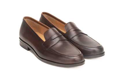 Penny Strap Loafer with cord stitching on the vamp