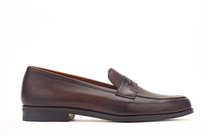 Penny Strap Loafer with cord stitching on the vamp