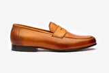 Penny loafer With Cord stitching on vamp