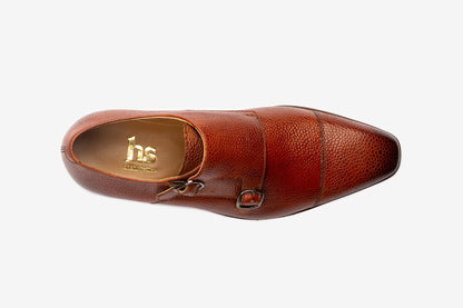 Pebble Grain Toecap Double Monk