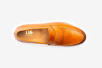 Penny loafer With Cord stitching on vamp