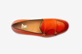 Double Monk Loafer With Contrast Piping-O
