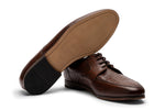 Twin Textured Derby/Dk Br