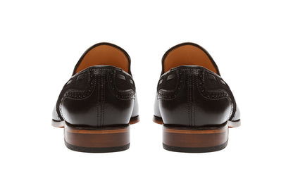 BROGUE COMBINATION TASSEL LOAFER-B