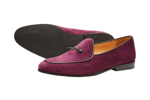 Belgian Loafers – Velvet Purple