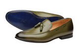 LOW HEEL TASSEL LOAFER WITH CORD STITCH – O