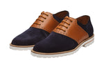 SADDLE OXFORD with brogue punch–NS
