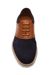 SADDLE OXFORD with brogue punch–NS