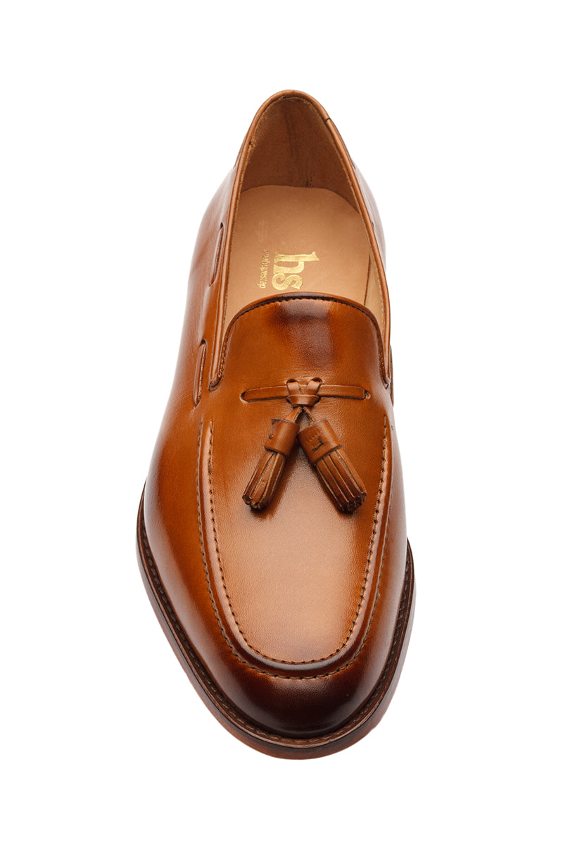 TASSEL LOAFER WITH CORD STITCH ON THE VAMP-T