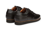 Pebble Grain & Plain leather combo Casual Sneaker-B