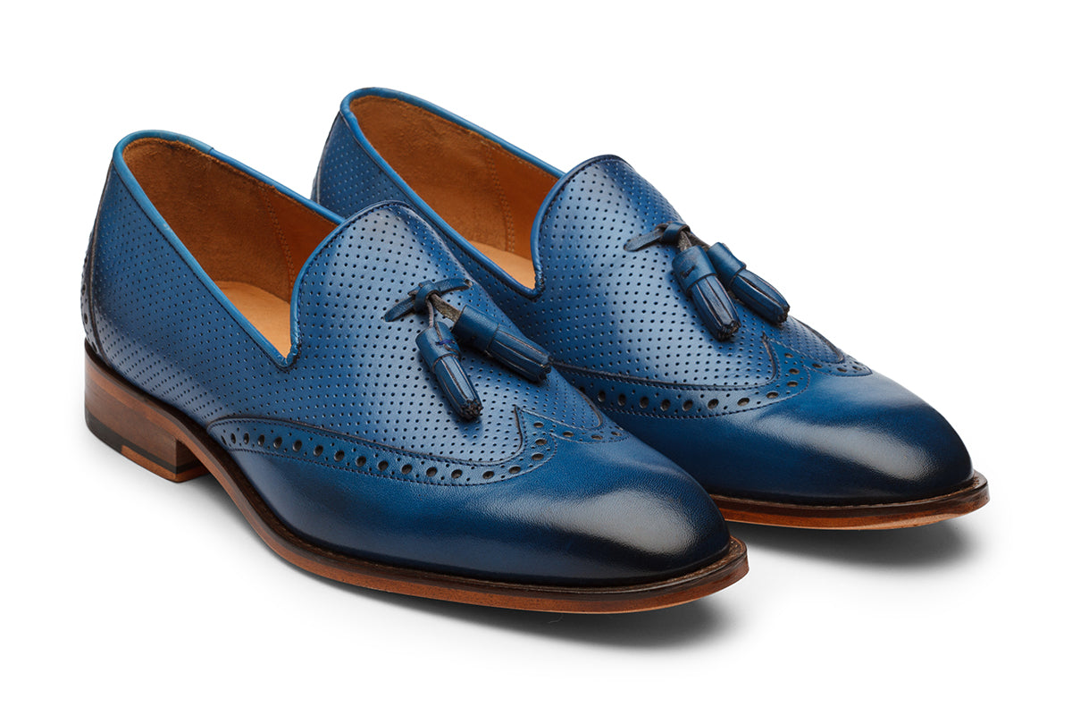 Tassel Loafer with Perforations -CB