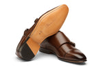 Low Heel Toecap Double Monks -CB
