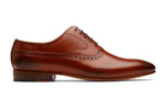 Brogue Oxford With Gimping And Medallion- Lab Tan