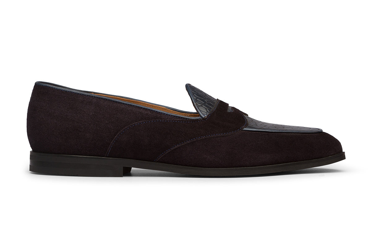 Belgian Loafer With Saddle /N