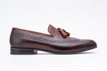 Twin Texture Wing Cap tassel Loafer