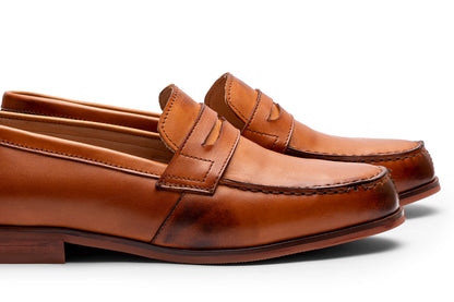 Penny Loafer With hand Stitched Apron/T