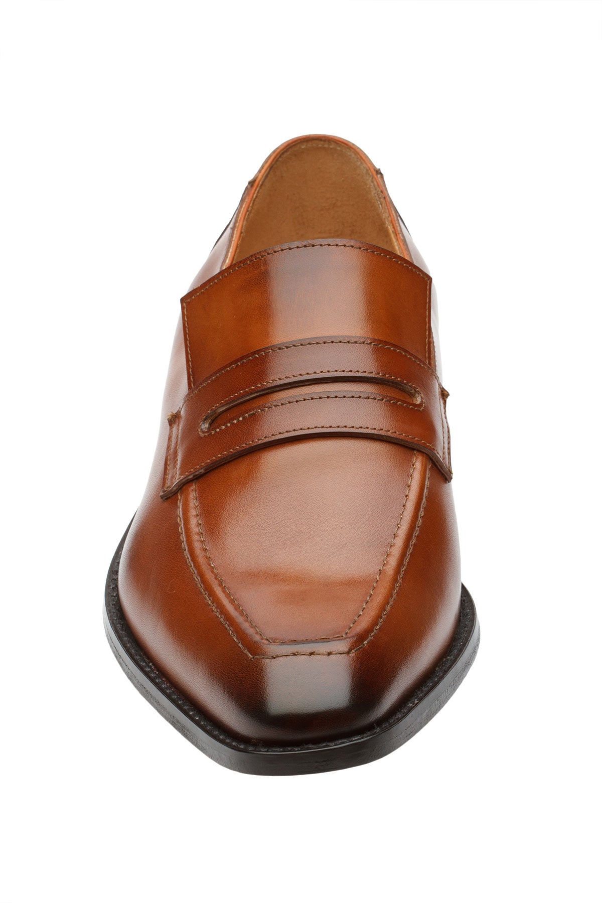 Penny Loafer –Orange Brown