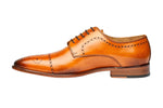 BROGUE DERBY WITH MEDALLION – CUOIO
