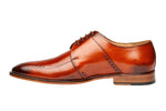 BROGUE SADDLE DERBY – REDDISH TAN