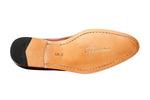 BROGUE SADDLE DERBY – REDDISH TAN