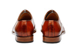 BROGUE SADDLE DERBY – REDDISH TAN