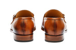 DOUBLE STRAP MONK WITH CORD STICH ON THE VAMP - TAN