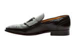 BROGUE WINGCAP KELTY LOAFERS- BLACK