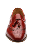 Wingcap Tassel Loafer–Cherry Red