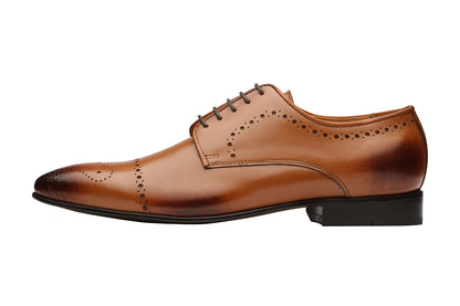 Brogue Derby With  Medallion-T