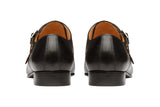 Double Strap Monk With  Medallion-B