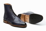 Brogue Boots - Blue