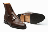 Monk Strap Boots –Dark Brown