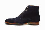 Suede Boots – Navy
