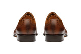 Brogue Oxford With Medallion – Mid Brown & Cognac Suede