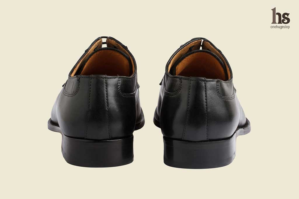 Derby With Cord Stich On The Vamp – Black