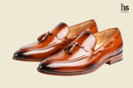 Tassel Loafer With Cord Stich On The Vamp- Tan