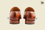Tassel Loafer With Cord Stich On The Vamp- Tan